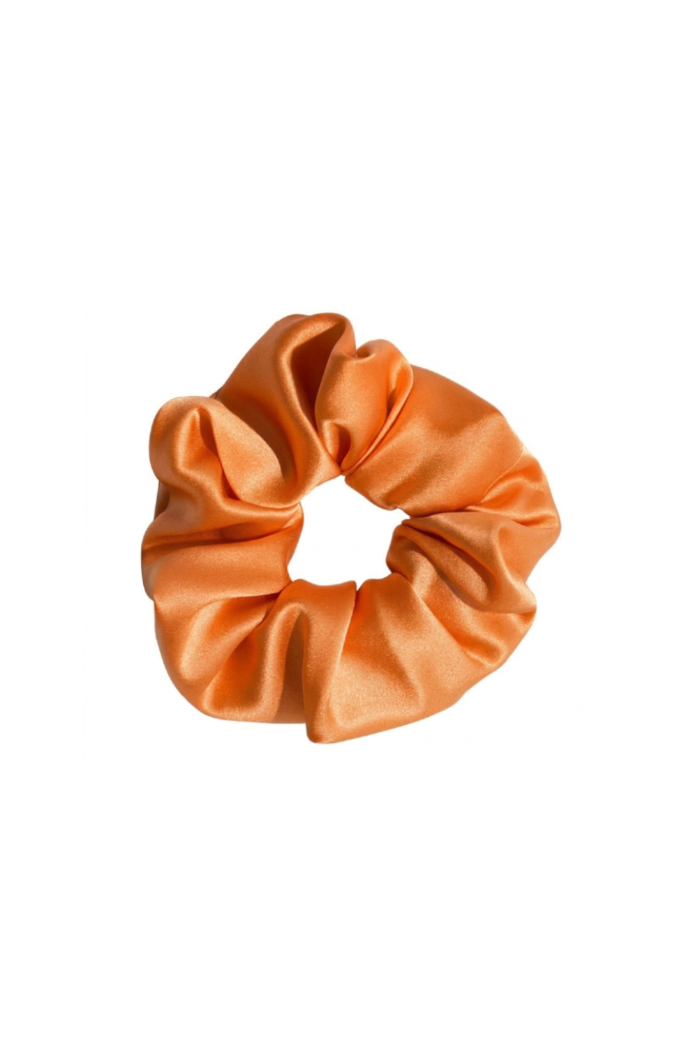 Duża jedwabna gumka Orange